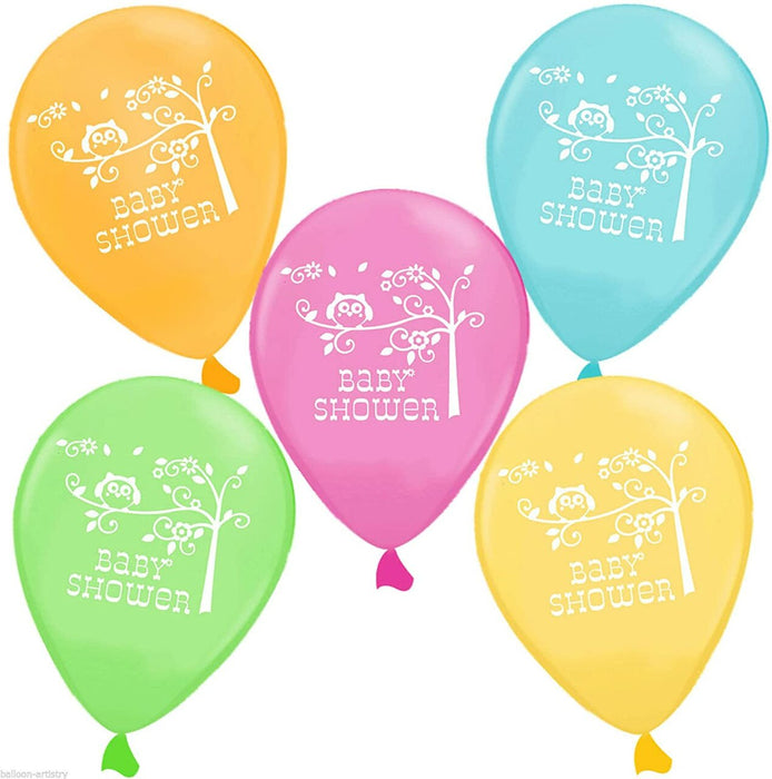 10'' HAPPI TREE BABY SHOWER LATEX (6PK)