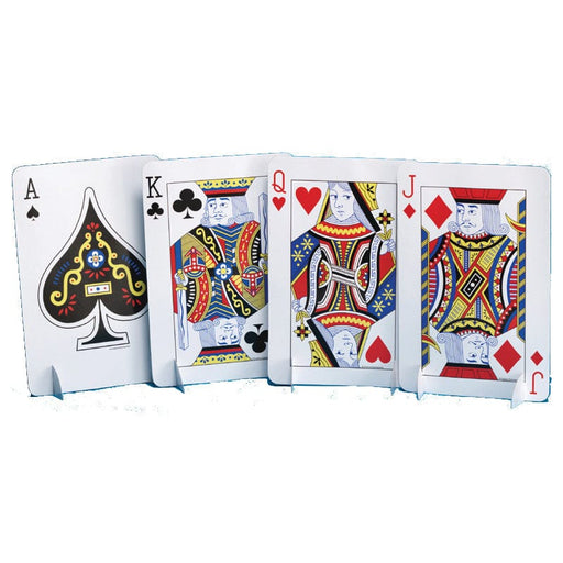 Paper Ant Casino Playing Cards Centrepiece (4pc) 7.75in x 12in