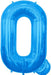 34'' Super Shape Foil Letter Q - Blue