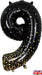 34" Number 9 Sparkling Fizz Holographic Black and Gold