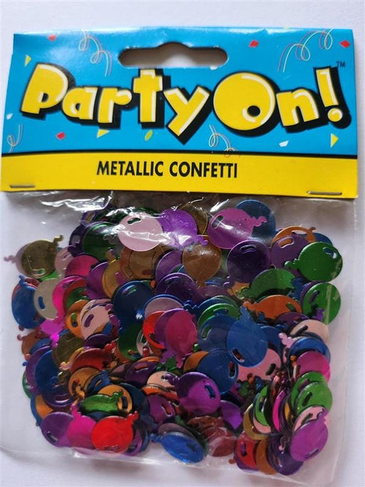 Pioneer Metallic Colourful Balloon Confetti 14g