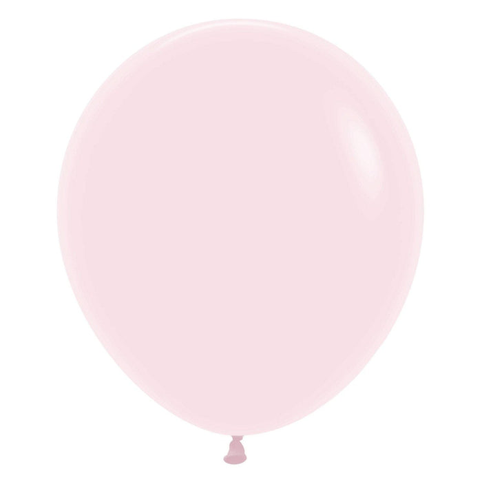 HouseParti Wholesalers 18 Inch (25pk) Pastel Matte Pink Balloons