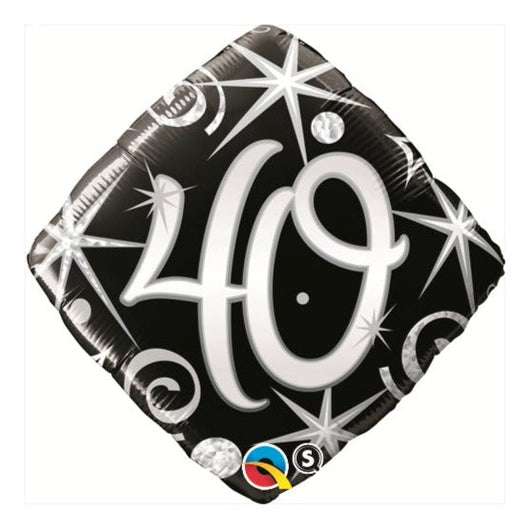 18''Diamond 40 Elegant Sparkles & Swirls