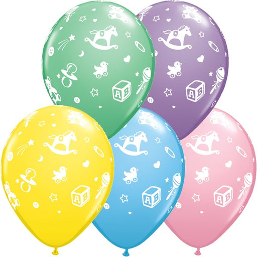 Baby Nursery 11'' Pastel Assorted Balloons