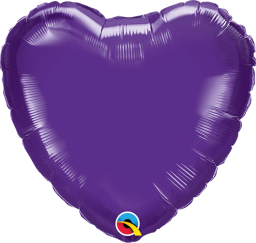 4 Inch Purple Heart Foil (Flat)