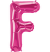 34'' Super Shape Foil Letter F - Magenta