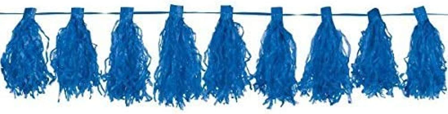 Bright Royal Blue Tassel Garland 3M