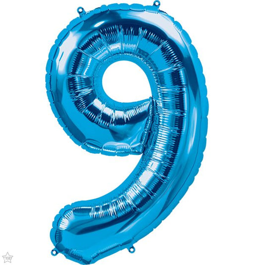 34'' Blue Number 9