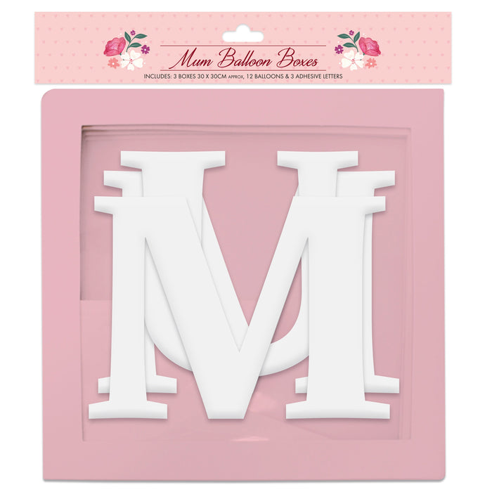 Pink / Mum Balloon Boxes