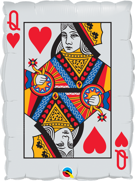 30'' Queen Of Hearts/Ace Of Spades Playing Card
