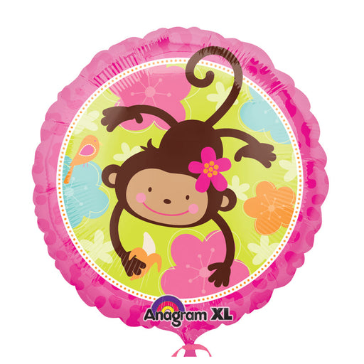 18'' Foil Monkey Love