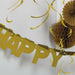 Gold Hanging Swirl Decorations 8pk