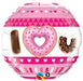 18'' I Love Heart Donuts Foil Balloon
