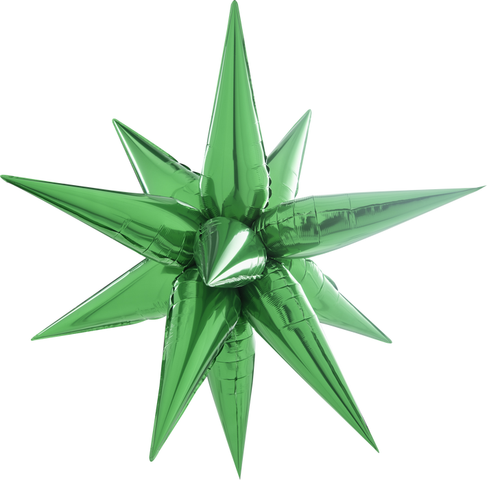 26" Green Exploding Star