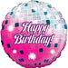 18" Glitter Ball Happy Birthday