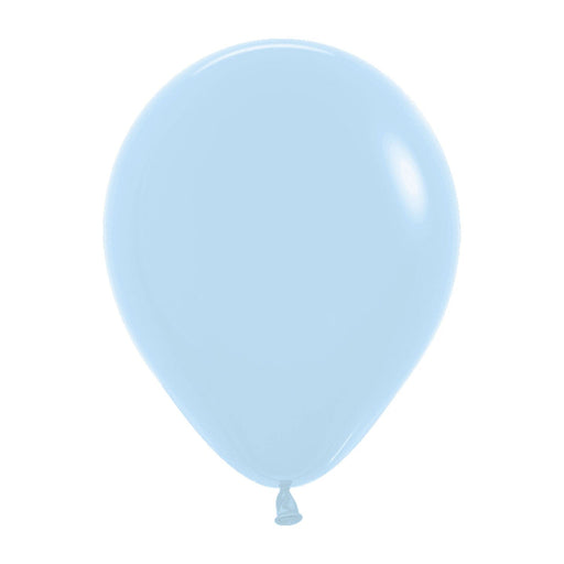 HouseParti Wholesalers 5 Inch (100pk) Pastel Matte Blue Balloons