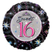 18'' Foil Sweet 16 Sparkle Balloon