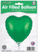 Green Heart (9 Inch) Packaged 5pk