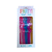 Multi-Coloured Plastic Squiggle Straws 12pk