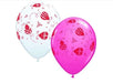 Qualatex Latex Balloons 11'' Round Printed Ladbybugs Latex 25pk