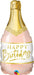 Qualatex 14'' Birthday Pink Bubbly (requires heat-sealing)
