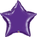 Qualatex 4 Inch Purple Star Foil (Flat)