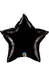 Qualatex 9 Inch Black Star Foil (Flat)