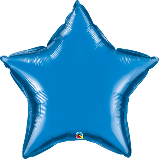 Qualatex 9 Inch Blue Star Foil (Flat)