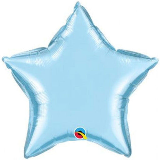 Qualatex 9 Inch Light Blue Star Foil (Flat)