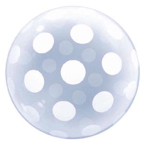 Qualatex Foil Balloons Polka Dot Deco Bubble