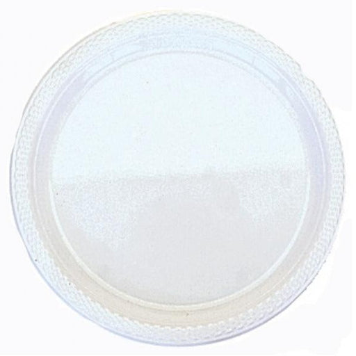 White Plastic Plate 17.7Cm 20pk