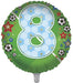 Football / Soccer 8th Birthday 18 Inch Foil Balloon