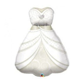 38'' Brides Wedding Dress Shape Balloon