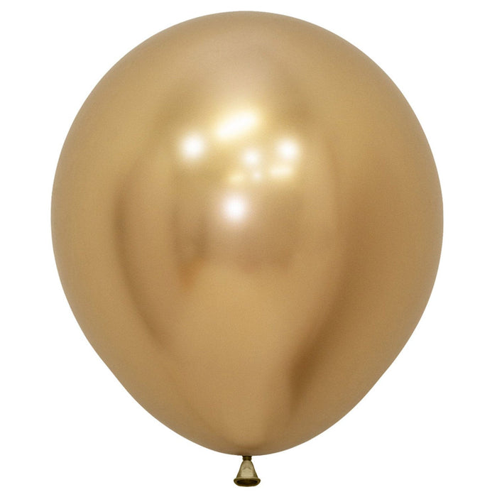 Sempertex Latex Balloons 18 Inch (15pk) Reflex Gold Balloons