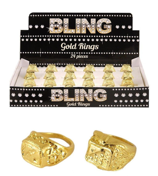 Bling Gold Rings Assorted 1pc