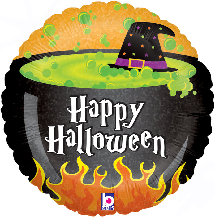 Halloween Cauldron Holographic 18 Inch