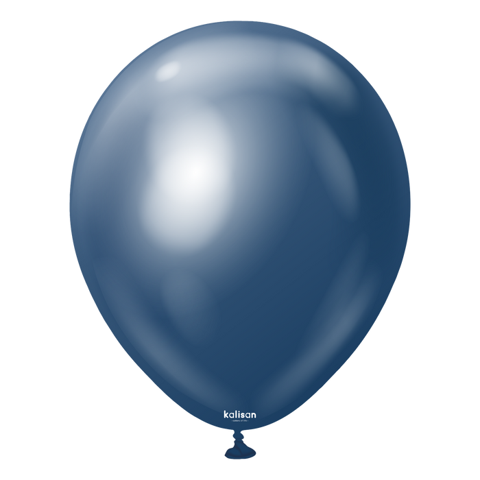 Mirror Navy Balloons