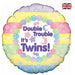 18'' Foil Double Trouble It'S Twins