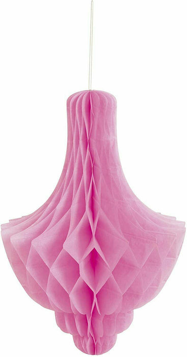 Hot Pink Honeycomb Chandalier 1pc