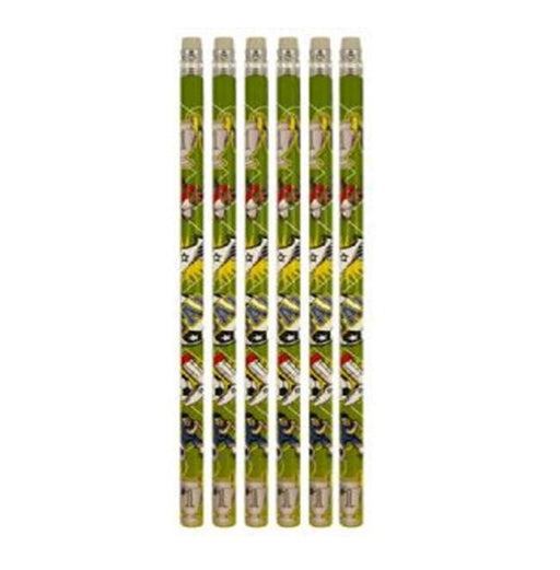 Football / Soccer Pencil with Rubber 6pk
