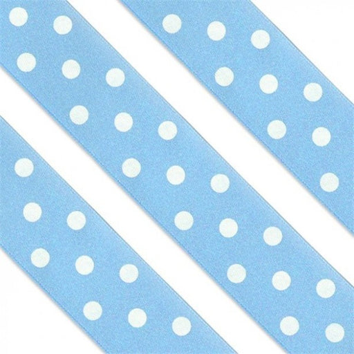 Light Blue Polka Dot Cake Ribbon