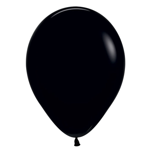Sempertex Latex Balloons 5 Inch (100pk) Fashion Black Balloons