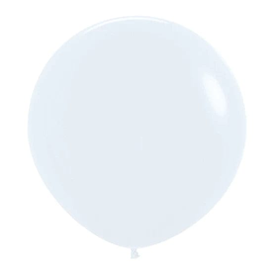 Sempertex Latex Balloons 24 Inch (3pk) Fashion White Balloons