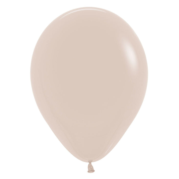 Sempertex Latex Balloons 12 Inch (50pk) Fashion White Sand Balloons