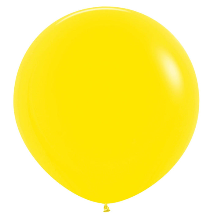 Sempertex Latex Balloons 36 Inch (2pk) Fashion Yellow Balloons