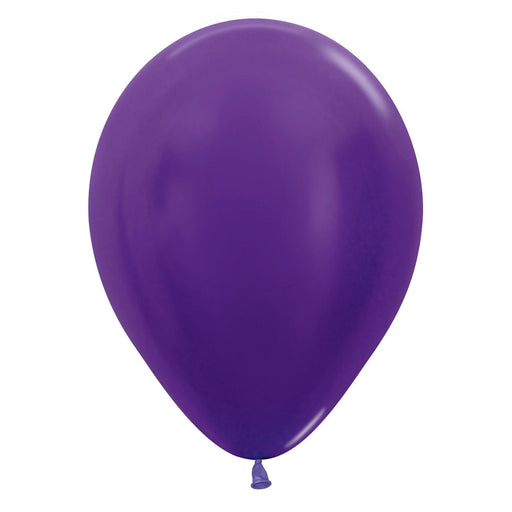 Sempertex Latex Balloons 5 Inch (100pk) Metallic Violet Balloons