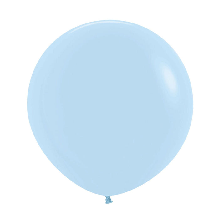 Sempertex Latex Balloons 36 Inch (2pk) Pastel Matte Blue Balloons