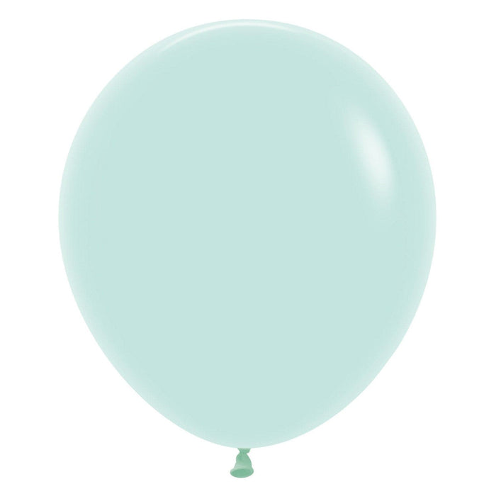 Sempertex Latex Balloons 18 Inch (25pk) Pastel Matte Green Balloons