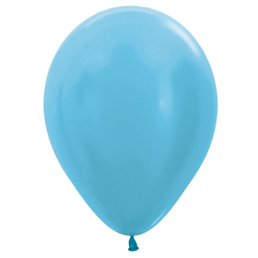 Sempertex Latex Balloons 5 Inch (100pk) Satin Caribbean Blue Balloons