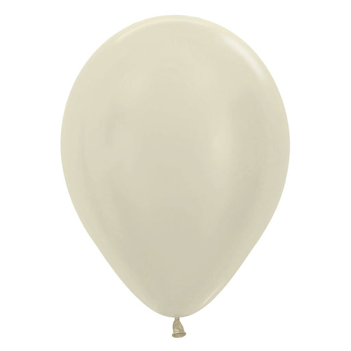 Sempertex Latex Balloons 5 Inch (100pk) Satin Ivory Balloons
